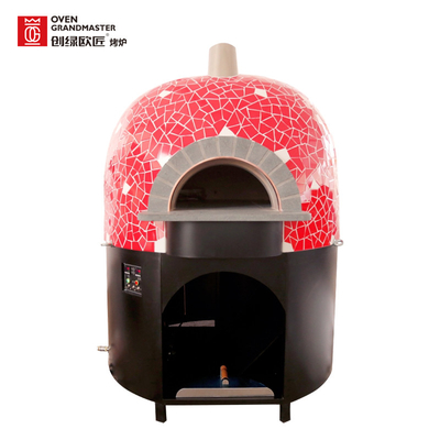 Ronda de la calefacción de gas de Lava Rock Italy Pizza Oven o uso al aire libre del top del cuadrado