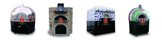 Pizza moderna Oven Dome With Cleaning Shovel/cepillo de cobre de Italia