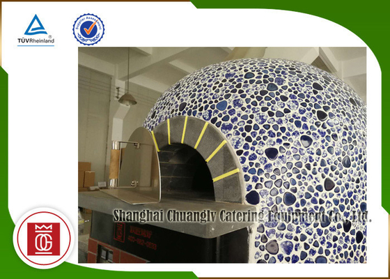 Pizza comercial Oven Gas Heating Natural Lava Rock de Italia del estilo de Napoli