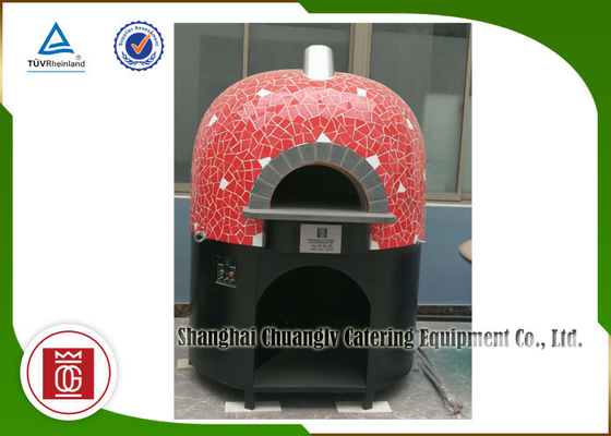 Horno de la pizza del estilo de Oven Natural Lava Rock Napoli de la pizza de Italia de la calefacción de gas