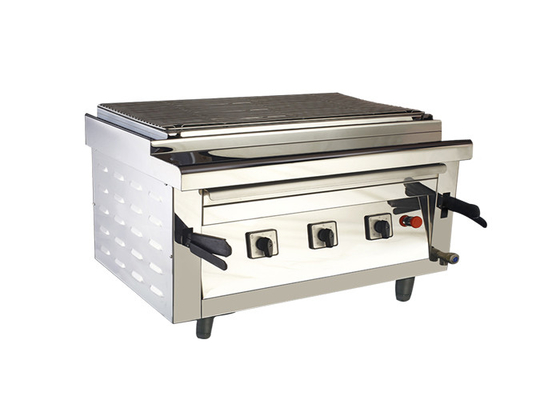 La parrilla ajustable del pollo de la barbacoa de la altura trabaja a máquina el horno sin humo de la parrilla de la calefacción eléctrica