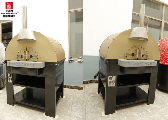 Ronda comercial/top cuadrado Lava Rock Gas Italy Pizza Oven For Outdoor