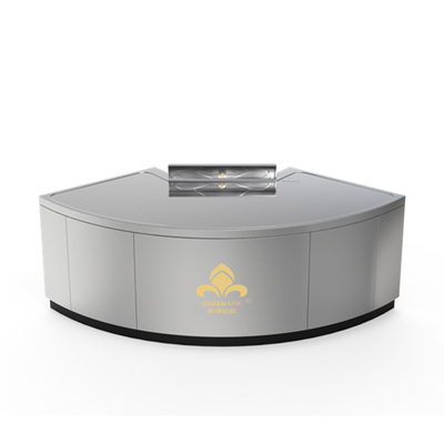 Mesa de parrilla Teppanyaki en forma de abanico tamaño personalizado y método de escape de humo Hibachi Grill
