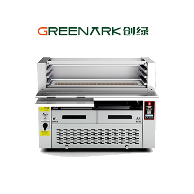 Grill eléctrico comercial - Alta temperatura de 800 °C, eficiencia energética y certificado CE