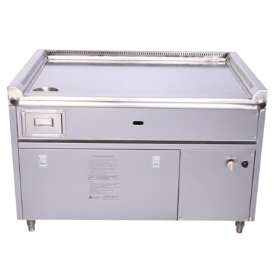 Mesa de cocina comercial de Teppanyaki de 1200 mm a 2400 mm de acero inoxidable 304
