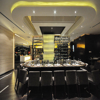 Mesa de parrilla Teppanyaki a gas de 8000W con válvula de seguridad de cierre automático