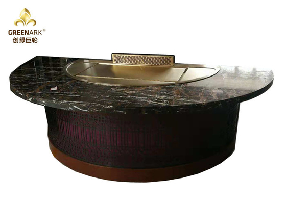Japonés Teppanyaki 380V de la inducción eléctrica con el ventilador