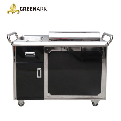 Top Sale 400*420mm Heating Area Gas Mobile Teppanyaki  Equipment