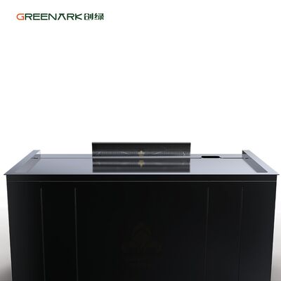 Commercial Teppanyaki Grill Table with 20mm Food-Grade Steel Plate, Customizable Design, and Triple Airflow System