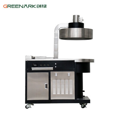 Parrilla eléctrica de carbón profesional de acero inoxidable 304 de doble modo y 10Kw de potencia para barbacoa comercial