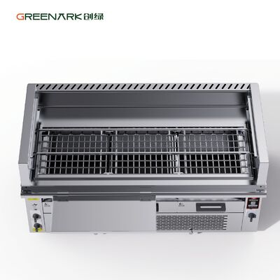 Parrilla eléctrica comercial con calor alto de 800°C, funcionamiento eficiente energéticamente y seguridad certificada CE para restaurantes y catering