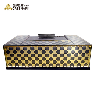 Equipo japonés comercial rectangular de la cocina del hotel de la tabla de la parrilla de Teppanyaki