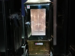 Horno del asador del aire caliente con la función de limpieza