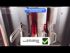 Parrilla eléctrica Oven Machine de los pescados del restaurante comercial