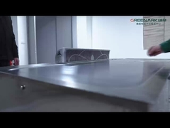 Prueba de efecto de fumar en la parrilla de teppanyaki