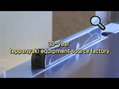 Grill Teppanyaki directo de fábrica - 95% de eliminación de grasa y diseños personalizados